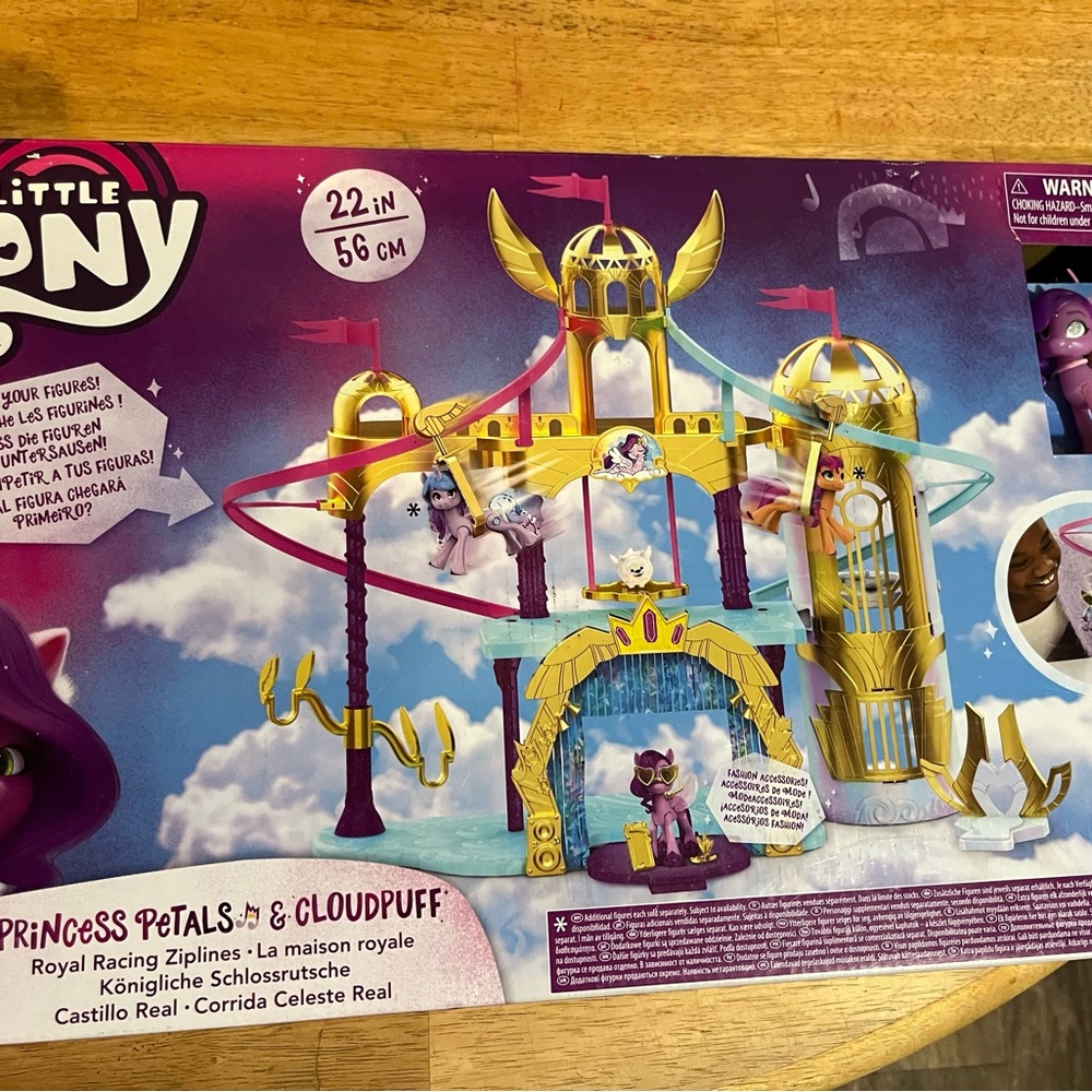 My Little Pony Royal Racing Ziplines Playset - Gold and Purple